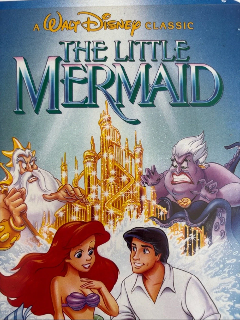 Walt Disney The Little Mermaid Classic VHS banned cover — Blue Cover